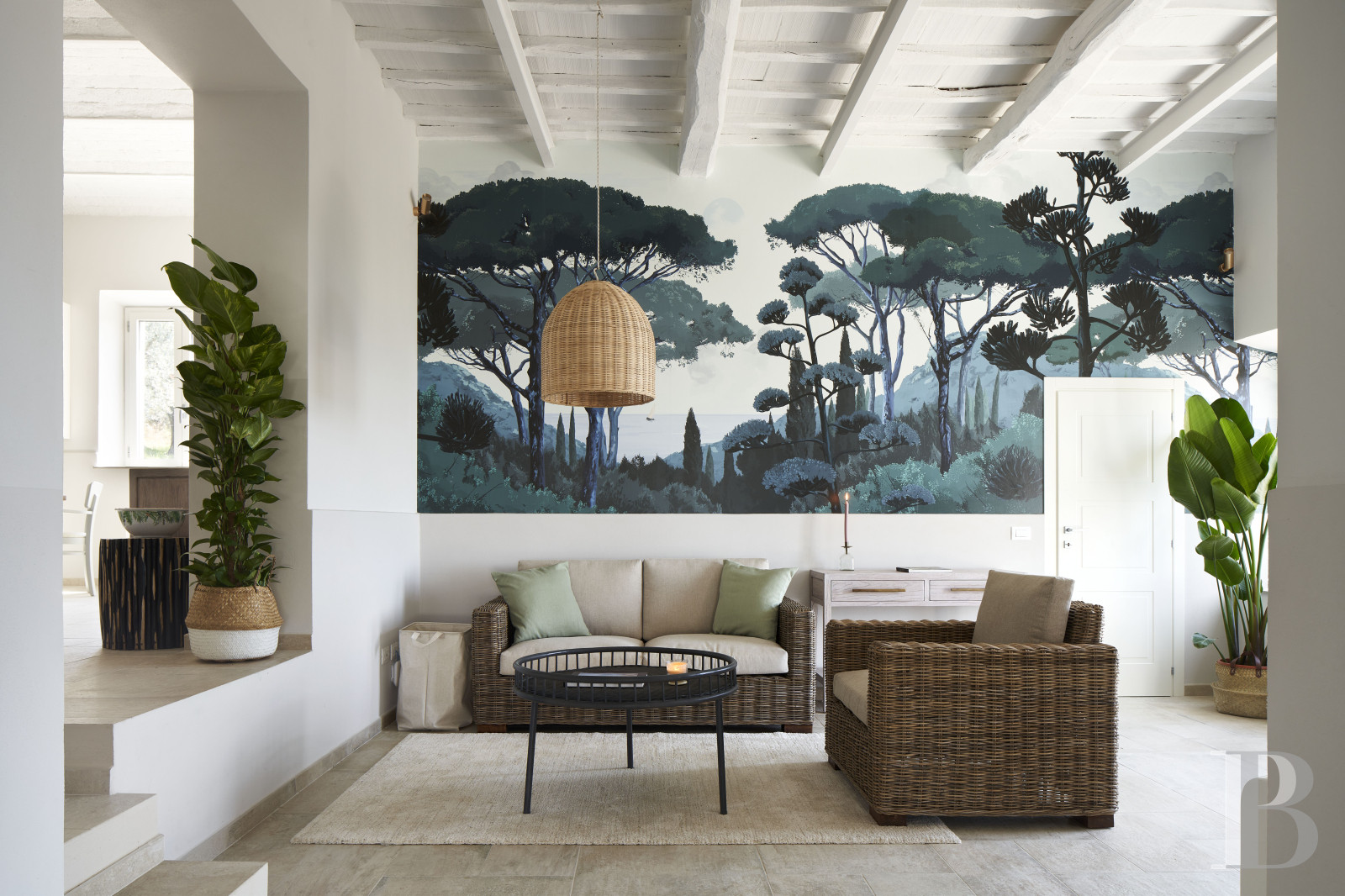 En Toscane, au nord de Vinci et non loin de Florence, une ancienne ferme du 19e siècle au milieu des oliviers - photo  n°12